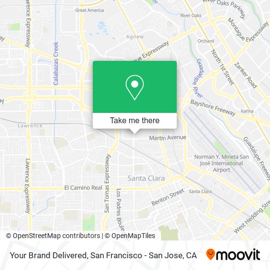 Your Brand Delivered map