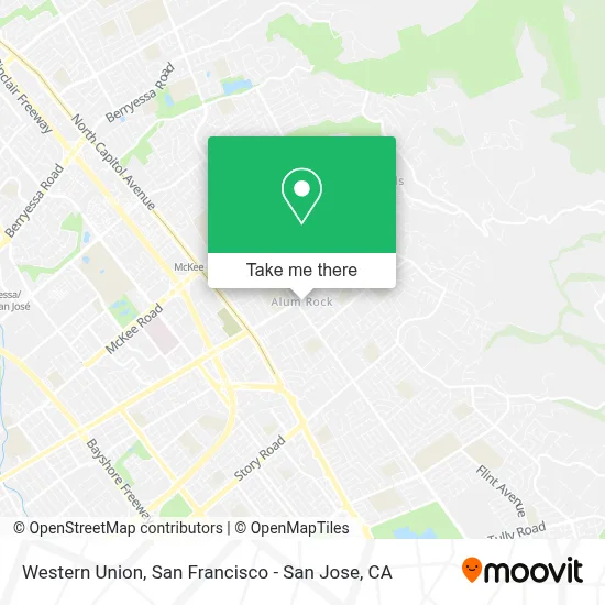 Western Union map