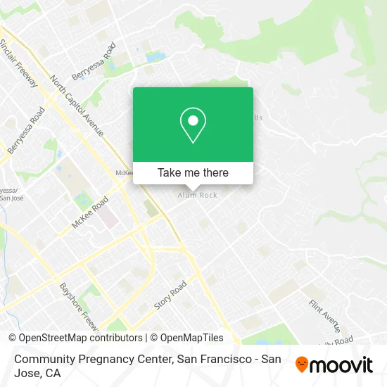 Community Pregnancy Center map