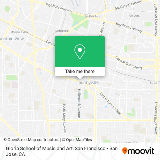 Mapa de Gloria School of Music and Art