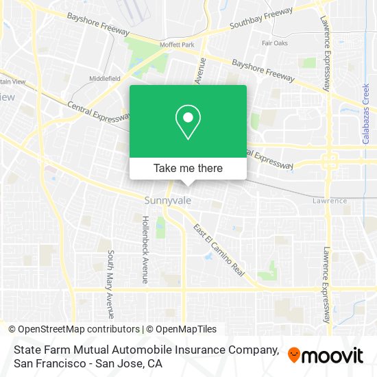 State Farm Mutual Automobile Insurance Company map