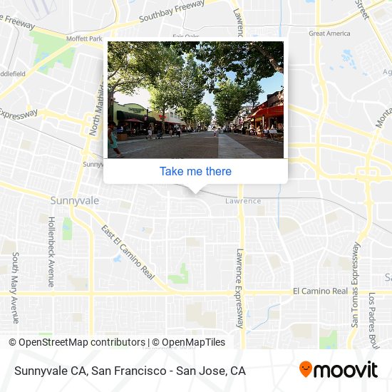 Sunnyvale CA map