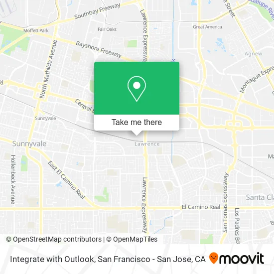 Mapa de Integrate with Outlook