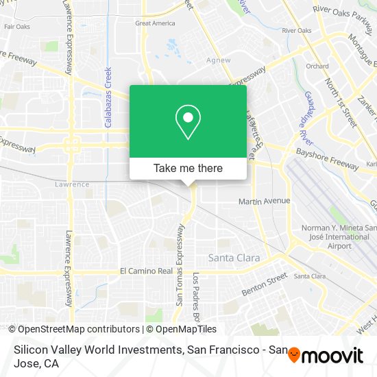 Silicon Valley World Investments map