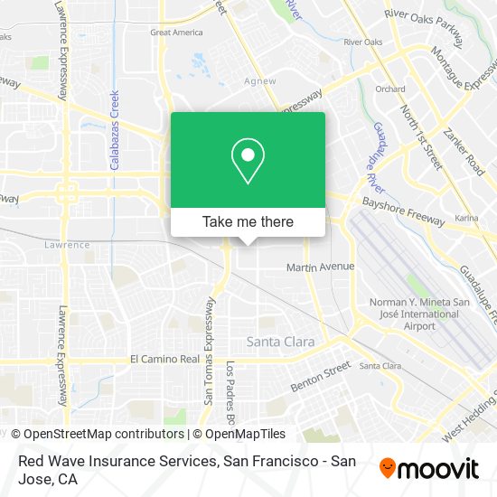 Mapa de Red Wave Insurance Services