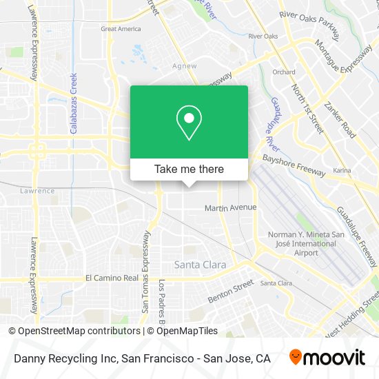 Danny Recycling Inc map