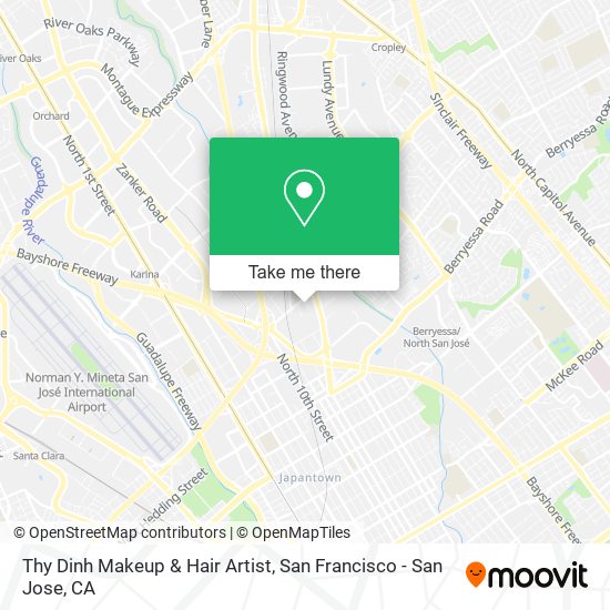 Thy Dinh Makeup & Hair Artist map