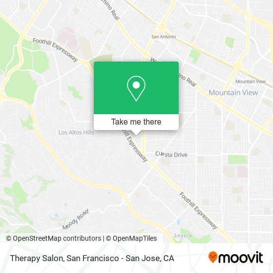 Therapy Salon map