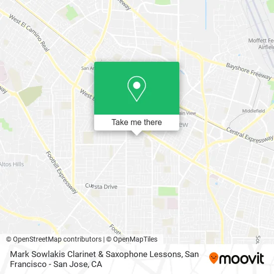 Mark Sowlakis Clarinet & Saxophone Lessons map