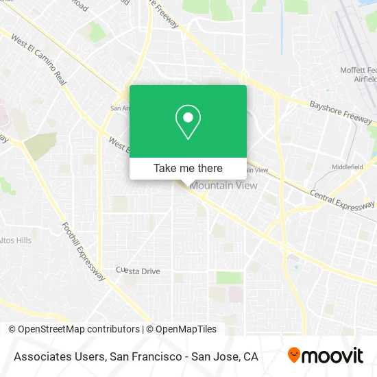 Associates Users map