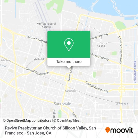 Revive Presbyterian Church of Silicon Valley map