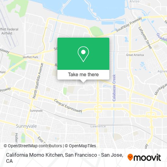 California Momo Kitchen map