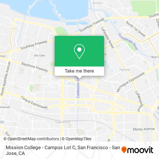 Mission College - Campus Lot C map