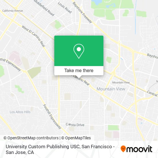 University Custom Publishing USC map