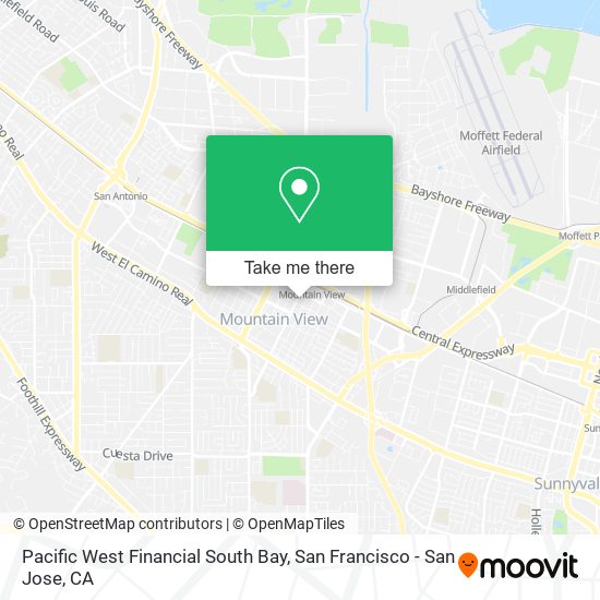 Pacific West Financial South Bay map