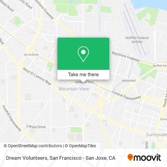 Dream Volunteers map