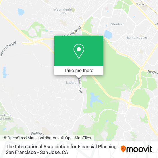 The International Association for Financial Planning map