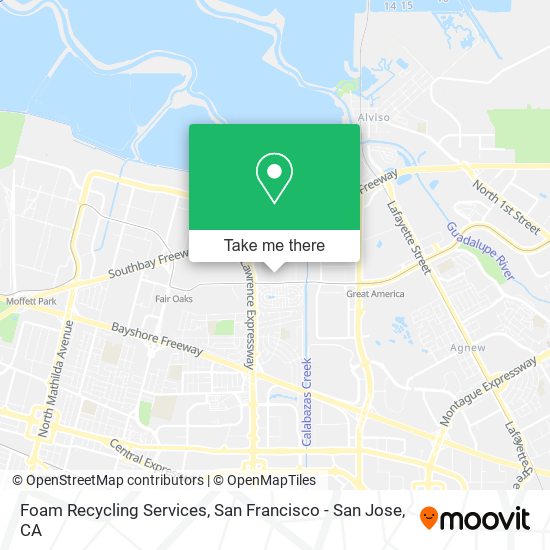 Foam Recycling Services map
