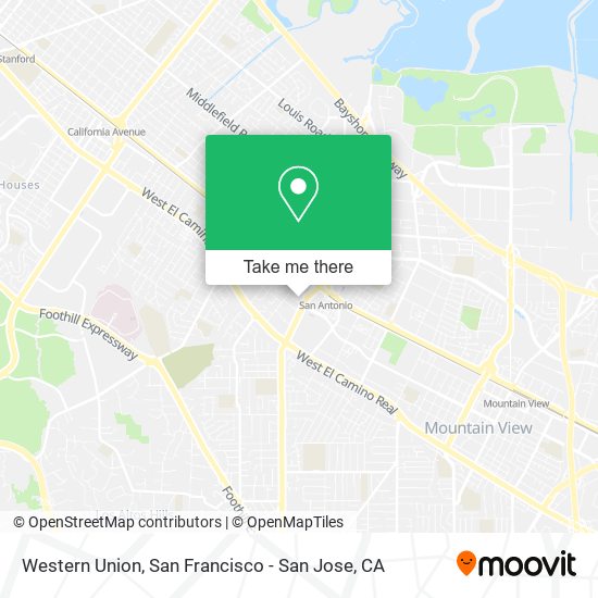 Western Union map