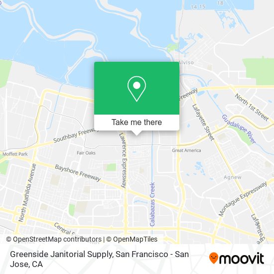 Mapa de Greenside Janitorial Supply