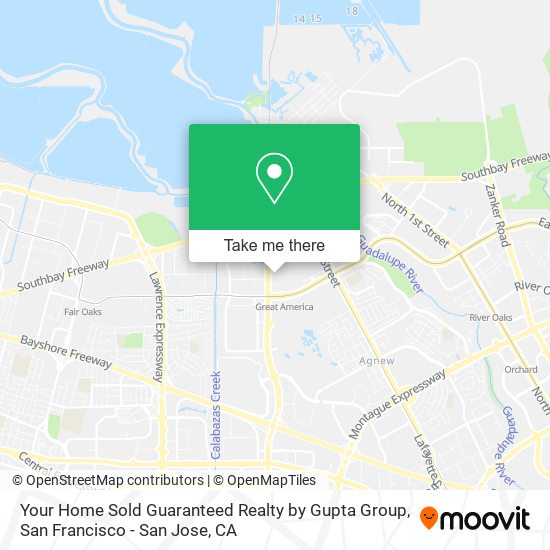 Your Home Sold Guaranteed Realty by Gupta Group map