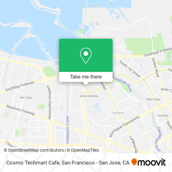 Mapa de Cosmo Techmart Cafe