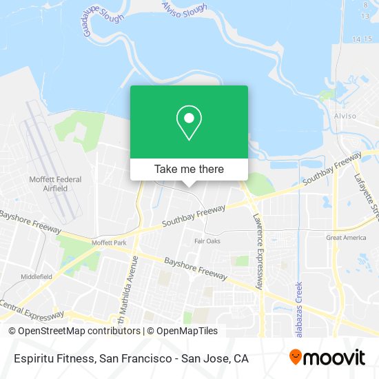 Espiritu Fitness map