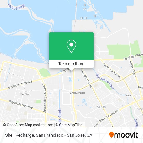 Shell Recharge map