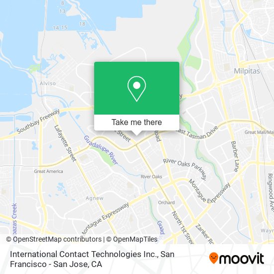 Mapa de International Contact Technologies Inc.