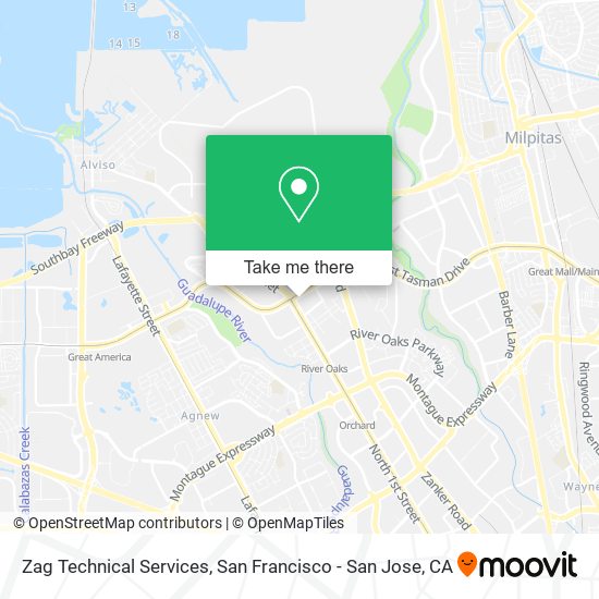 Zag Technical Services map