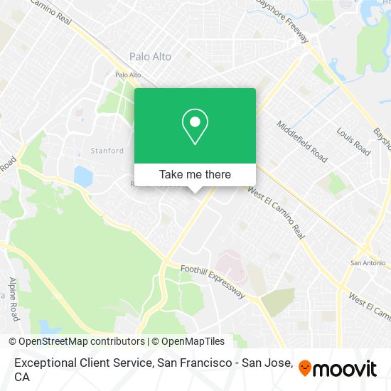 Exceptional Client Service map