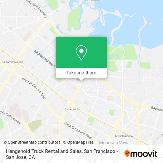 Hengehold Truck Rental and Sales map