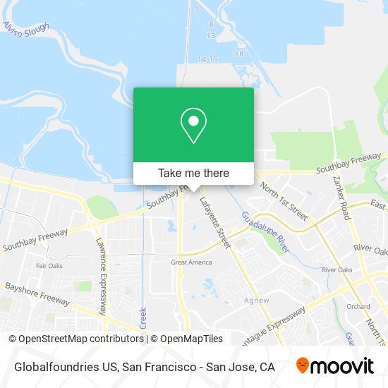 Globalfoundries US map