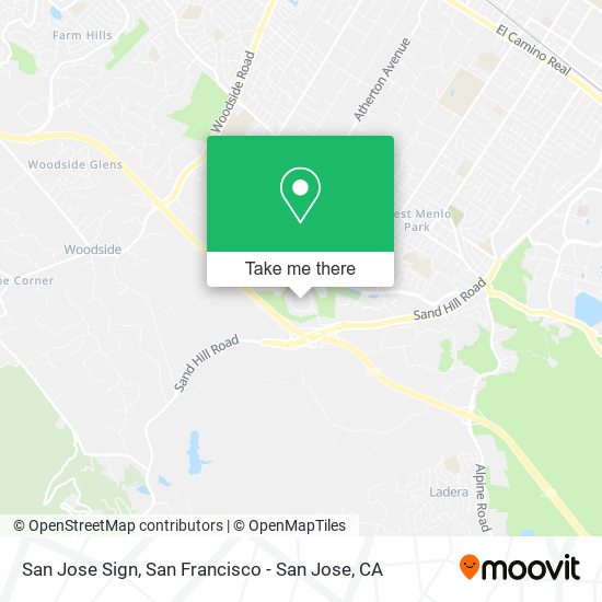 San Jose Sign map