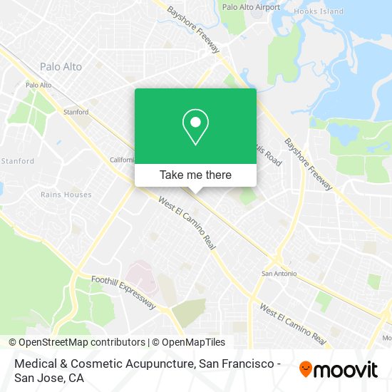 Medical & Cosmetic Acupuncture map