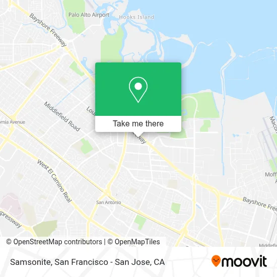 Samsonite map