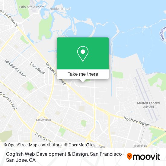 Cogfish Web Development & Design map