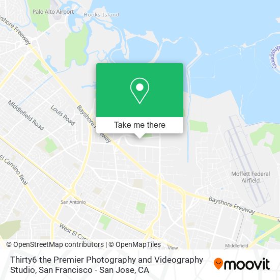 Thirty6 the Premier Photography and Videography Studio map