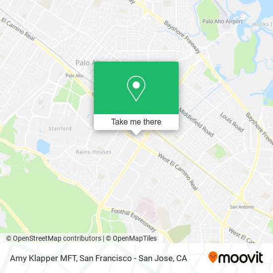 Amy Klapper MFT map