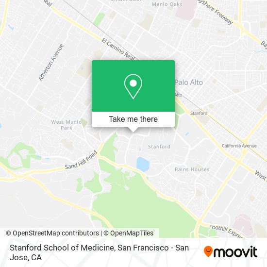 Mapa de Stanford School of Medicine