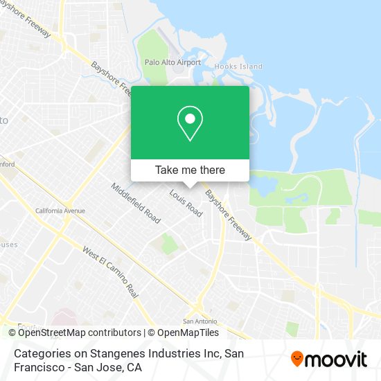 Categories on Stangenes Industries Inc map