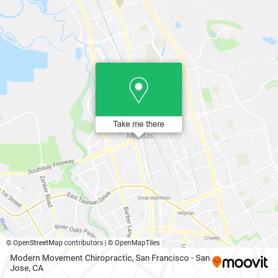 Modern Movement Chiropractic map