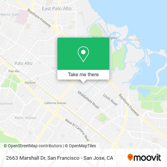 2663 Marshall Dr map