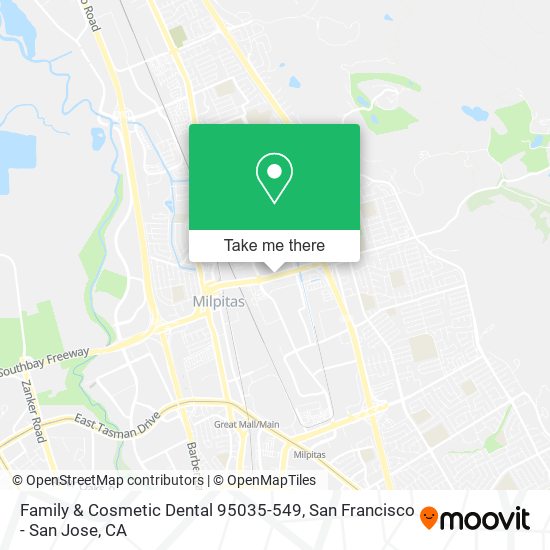 Family & Cosmetic Dental 95035-549 map