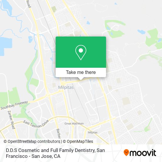 D.D.S Cosmetic and Full Family Dentistry map