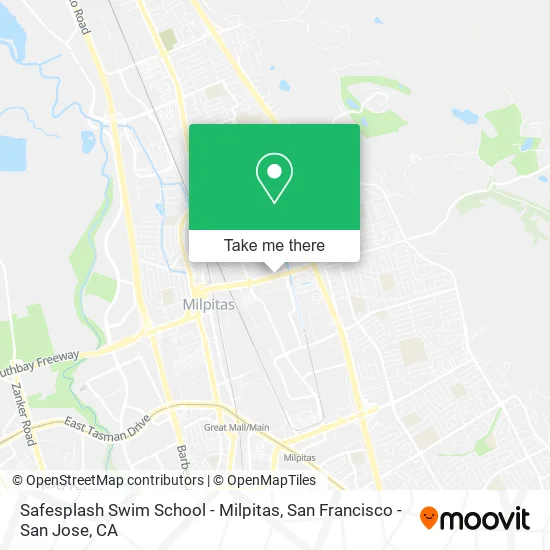Safesplash Swim School - Milpitas map
