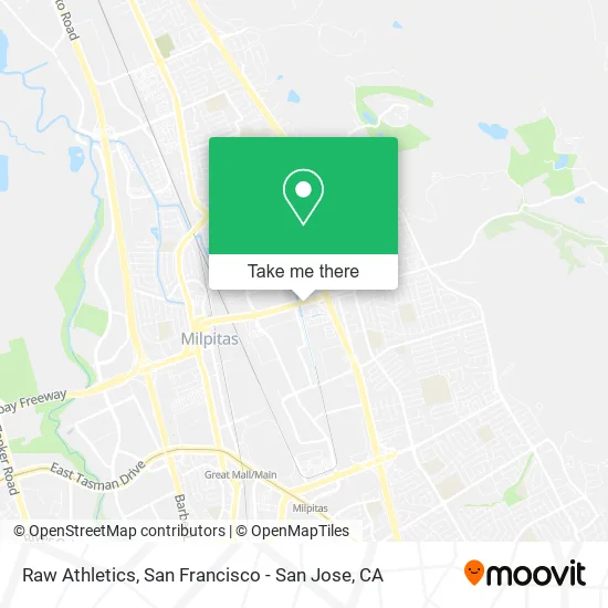 Raw Athletics map