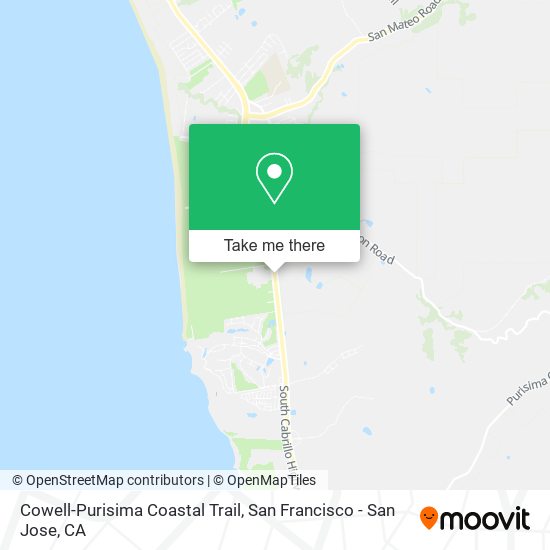 Mapa de Cowell-Purisima Coastal Trail