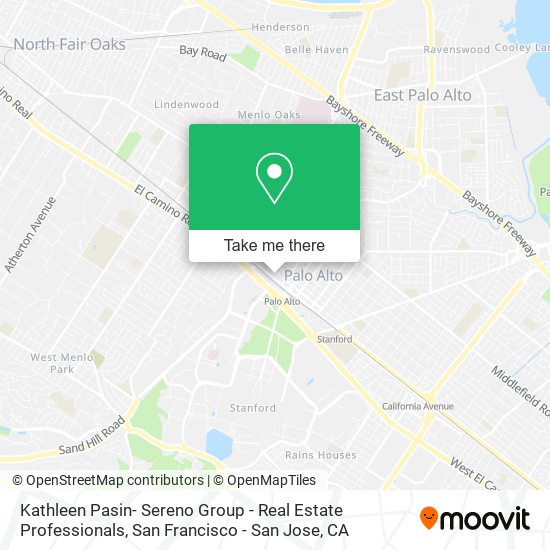 Mapa de Kathleen Pasin- Sereno Group - Real Estate Professionals