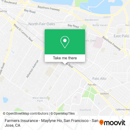 Farmers Insurance - Maylyne Ho map